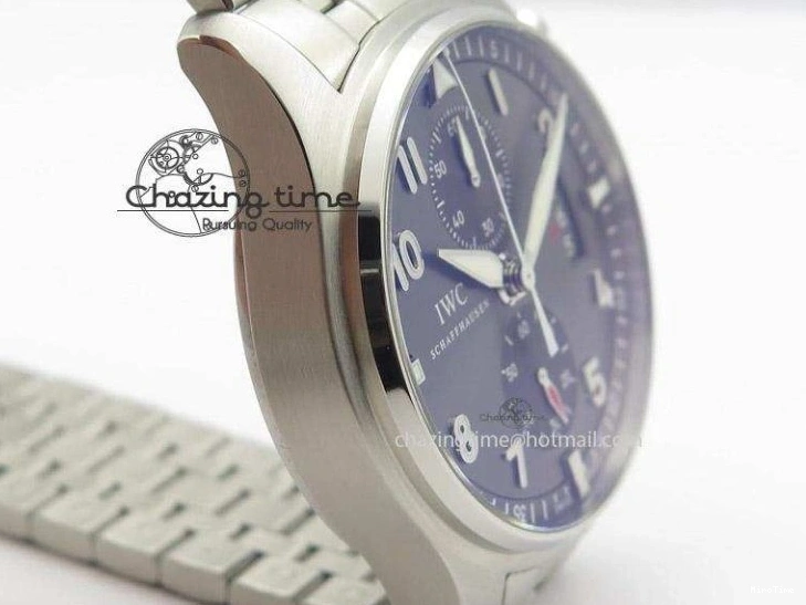 MIROTIME 0413 Pilot Spitfire Chrono ZF Best Edition Gray Dial On SS Bracelet A WrinkleFree 7357